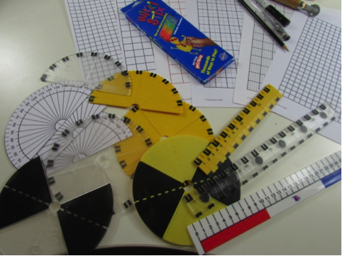 Teaching Geometry Using Magnetic Tiles – Perkins School for the Blind