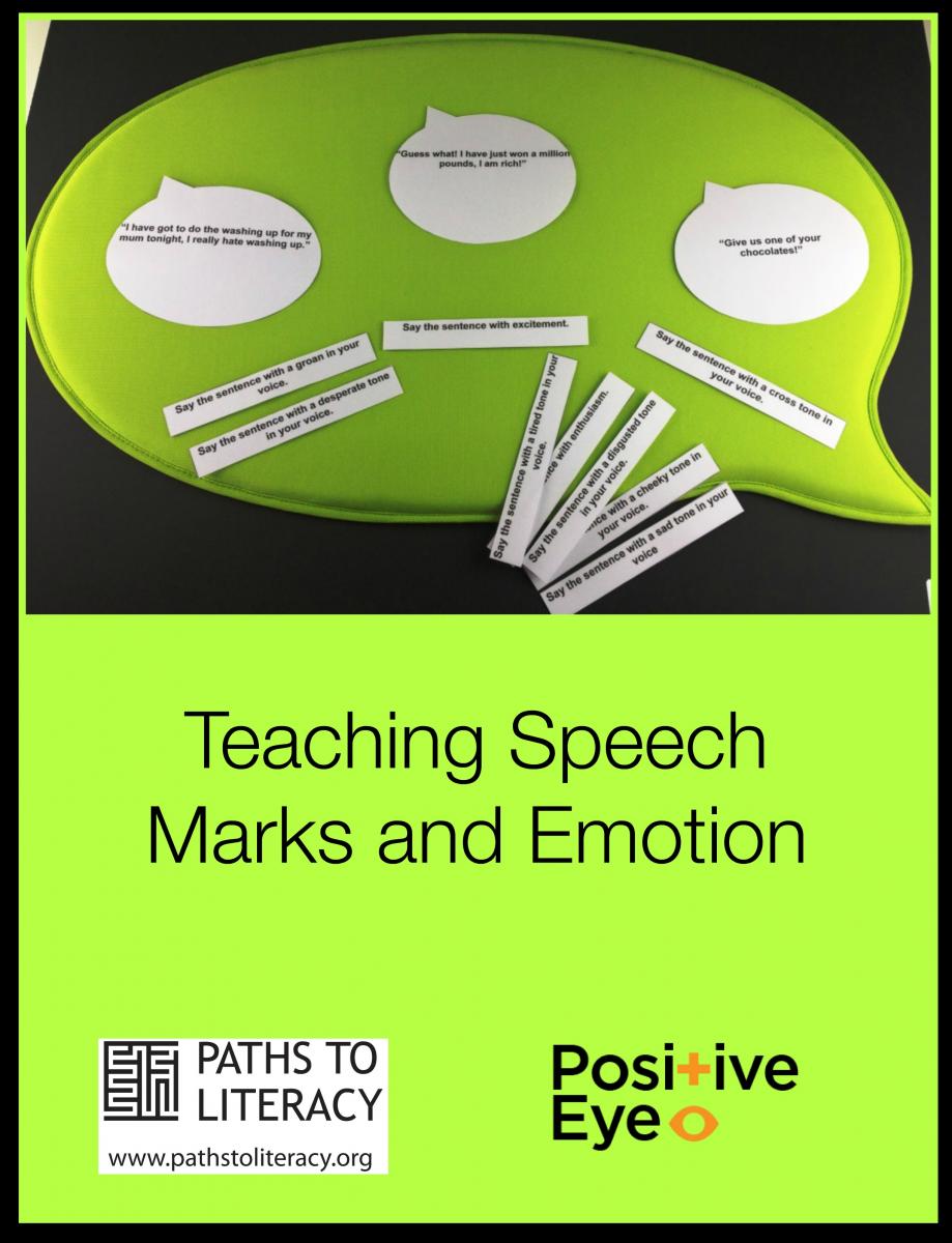 ideas for teaching speech marks