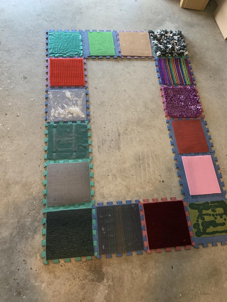 Sensory Floor Tiles for Kids | Sensory Mats for Autistic Children |  Interlocking Sensory Floor Rug | Multi-Sensory Exploration | Puzzle Sensory  Tiles