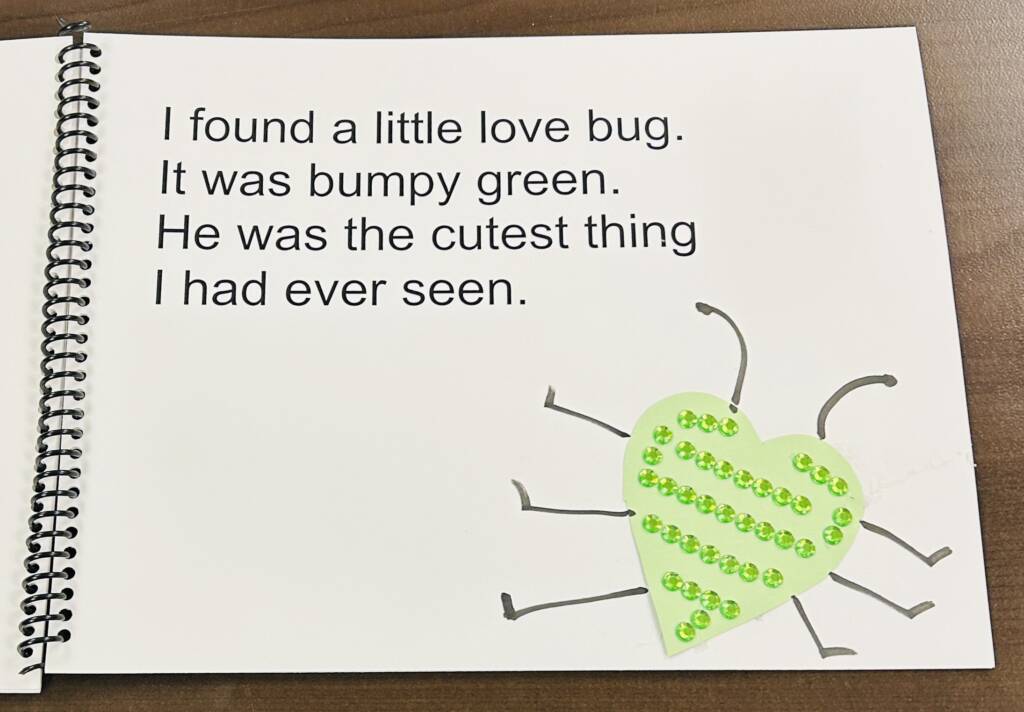 Green love bug page