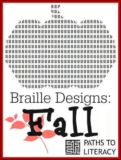 Collage of fall braille designs