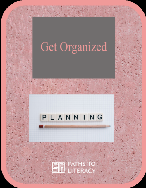 Get organized pin