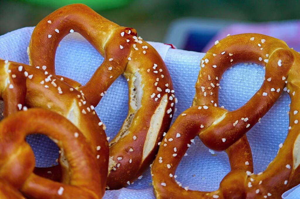 A few soft pretzels